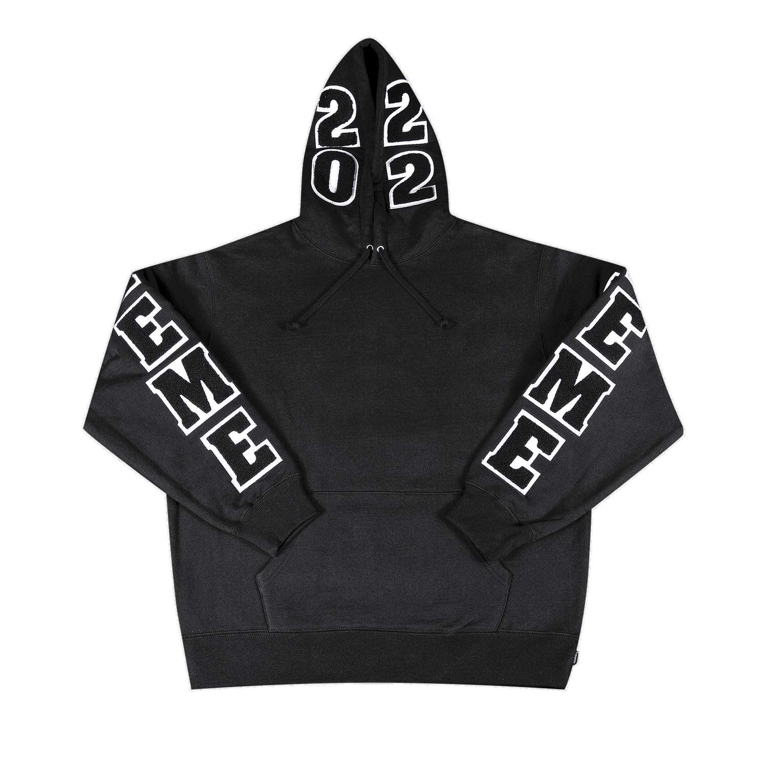 Mikina Supreme Team Chenille Hooded Sweatshirt Čierna | SS22SW5 BLACK, 0