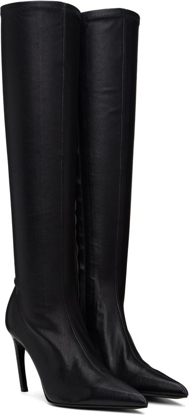 Ponožky FERRAGAMO Ferragamo High Nappa Stretch Boots Čierna | 778269, 3