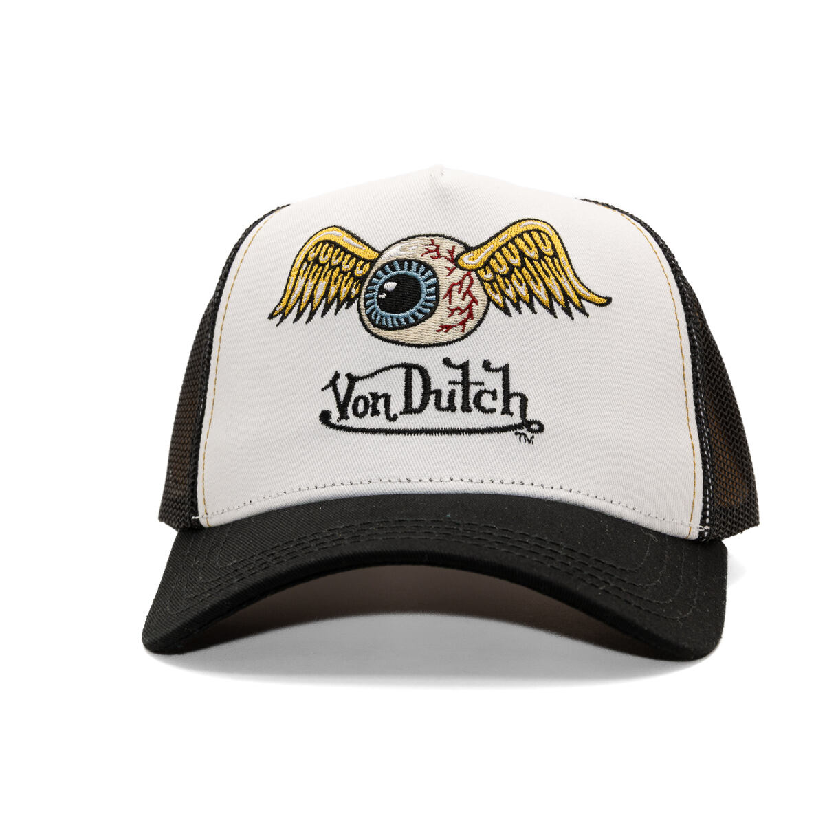 Šiltovka Von Dutch Von Dutch Trucker Eye Out Logo Cap Biela | VD/0/CAS1/ART/WHI, 1