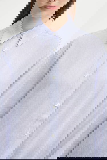 Košeľa Anine Bing Anine Bing Plaza Relaxed Fit Shirt Modrá | A.07.11015, 3
