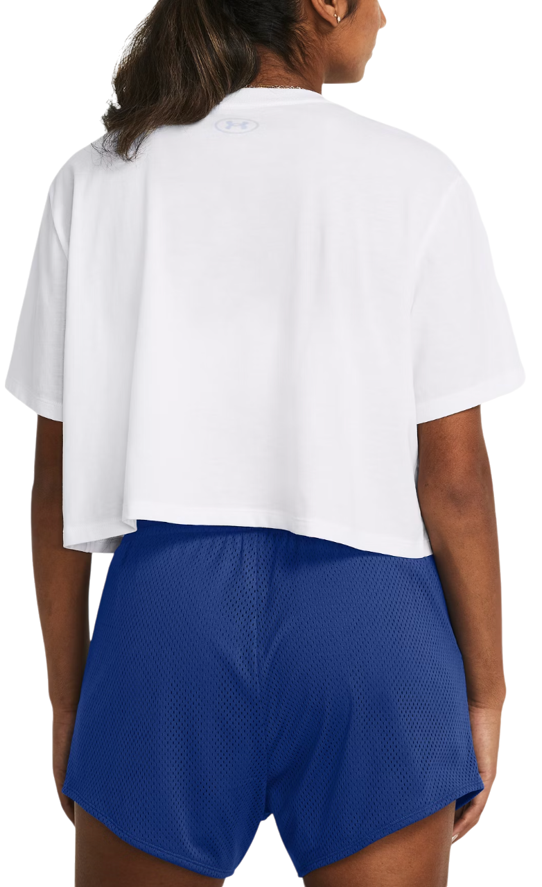 Crop Top Under Armour Crop T-Shirt Biela | 1386846-100, 1