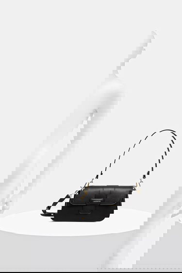 Taška cez rameno Lacoste Structured Flap Shoulder Bag Čierna | NF5152AU, 5