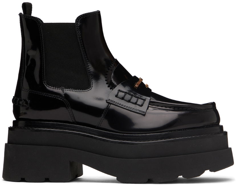 Tenisky a topánky Alexander Wang Alexander Wang Carter Chelsea Lug Sole Boots Čierna | 30322B022
