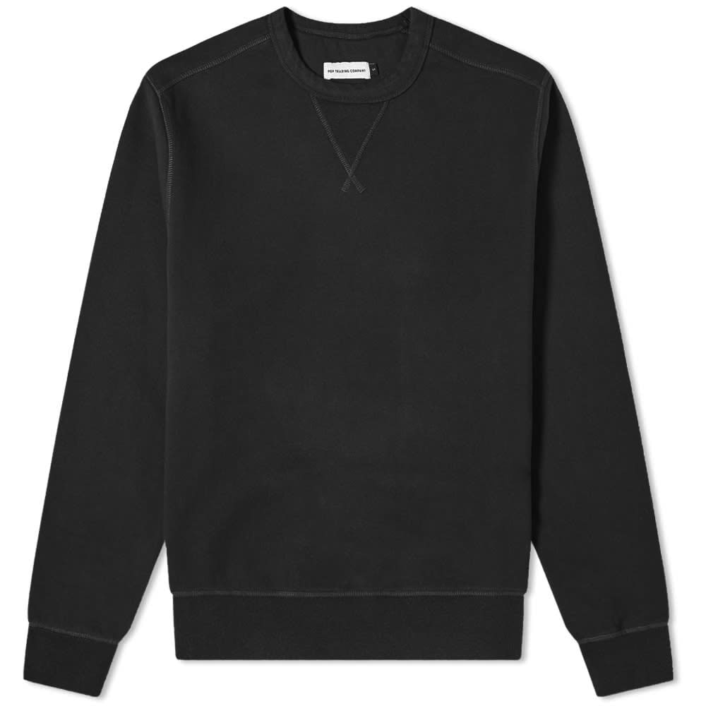 Mikina Pop Trading Company x NOS Logo Crew Sweat Čierna | POP-NOS-004, 0