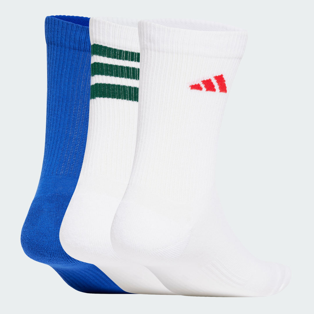 Ponožky adidas Performance 3 Pairs Logo Crew Socks Rôznofarebný | JD5831, 0