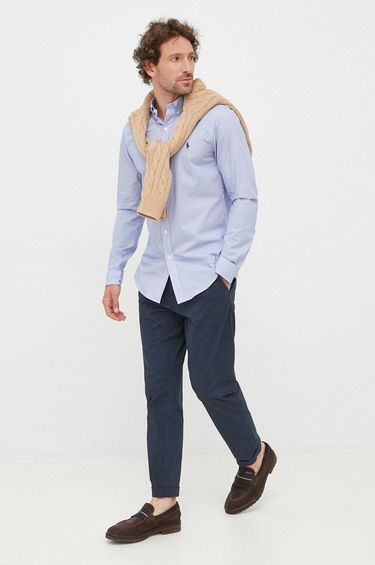 Sveter Polo by Ralph Lauren Cotton Cable Crew Knit Béžová | 710775885014, 3