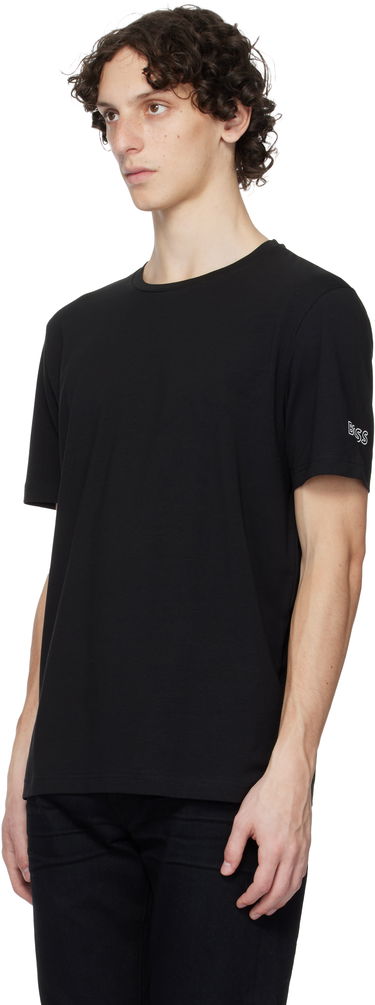 Tričko BOSS BOSS Printed-Logo T-Shirt Biela | 50543816, 3
