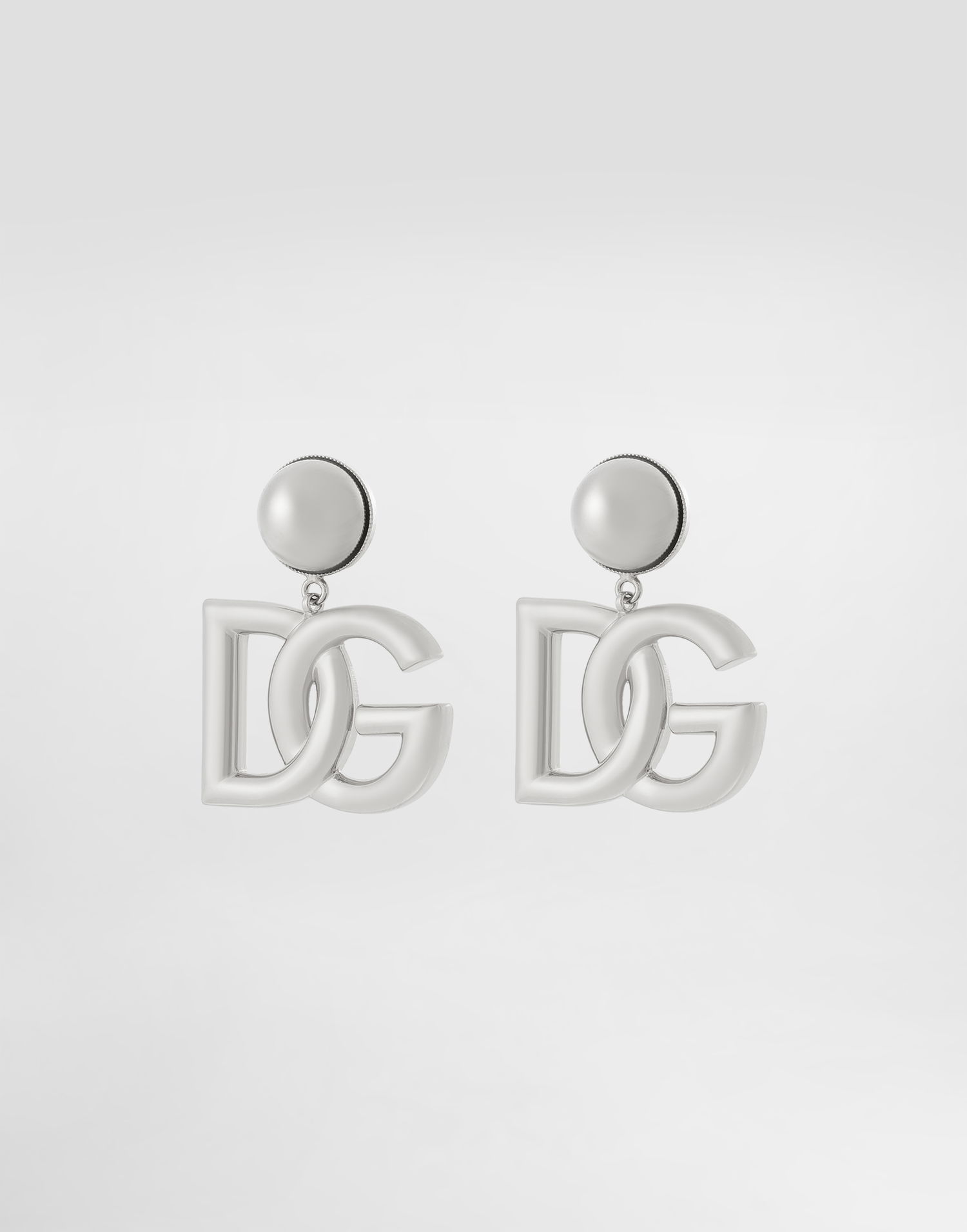 Náušnice Dolce & Gabbana Metal DG Logo Earrings Metalická | WEN6P2W111187655, 1