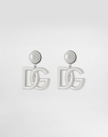 Náušnice Dolce & Gabbana Metal DG Logo Earrings Metalická | WEN6P2W111187655, 1