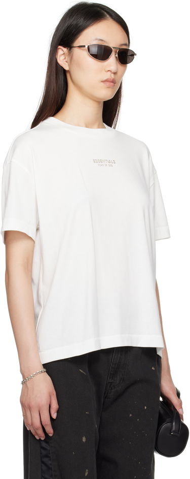 Tričko Fear of God Fear of God ESSENTIALS Classic Fit T-Shirt Biela | 125SP255864FW, 1