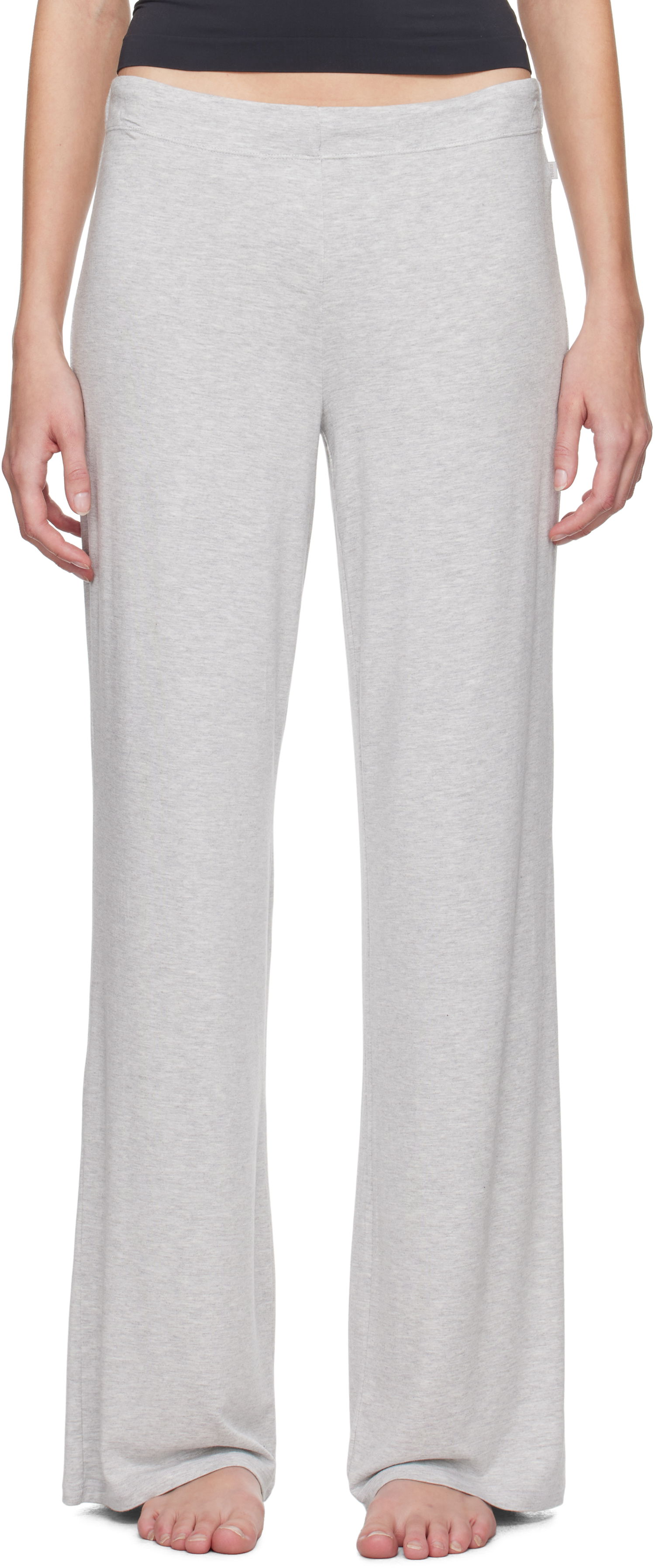 Nohavice SKIMS SKIMS Sleep Straight Leg Pajama Pants Šedá | BO-STR-4085, 0