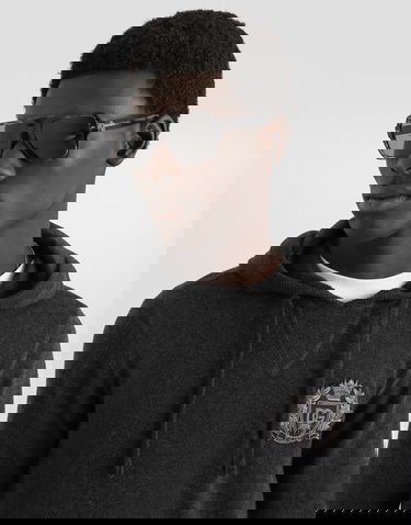 Mikina Dolce & Gabbana Smooth Cashmere Hoodie with Embroidered Milano Crest Čierna | GXX20ZJBWIRN1254, 3