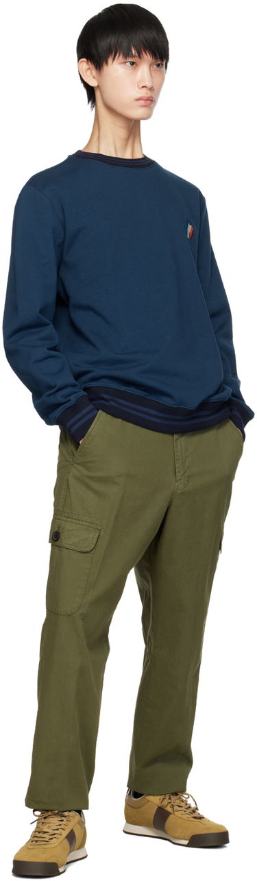 Sveter Paul Smith PS Paul Smith Embroidered Sweatshirt Modrá | M2R-331YE-L21428-48, 3