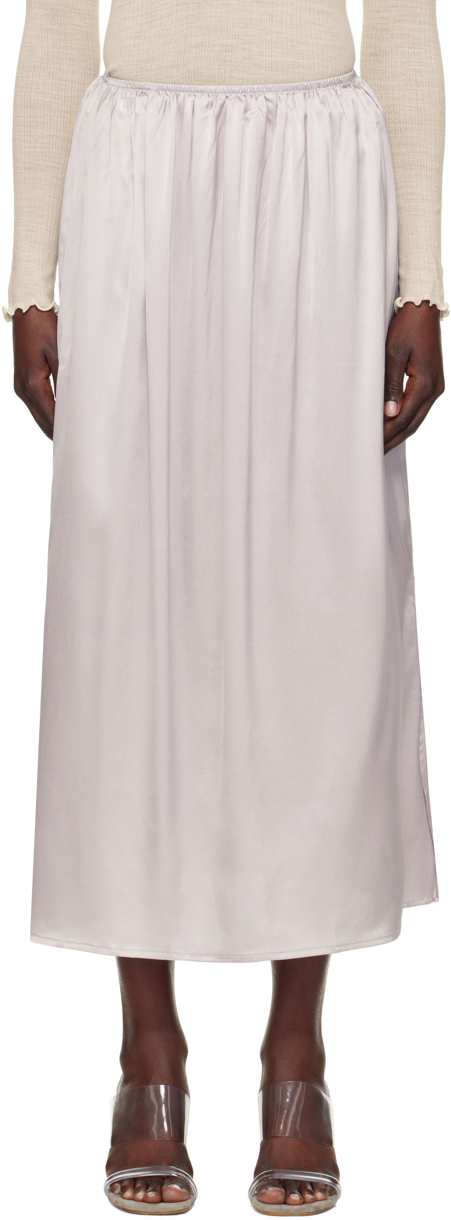 Sukňa Baserange Baserange City Midi Skirt Fialová | SKCI-SI-SP25, 0