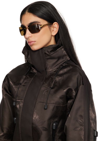 Slnečné okuliare Prada Wrap Around Metal Sunglasses Hnedá | 0PR A55S 8056597958486, 3