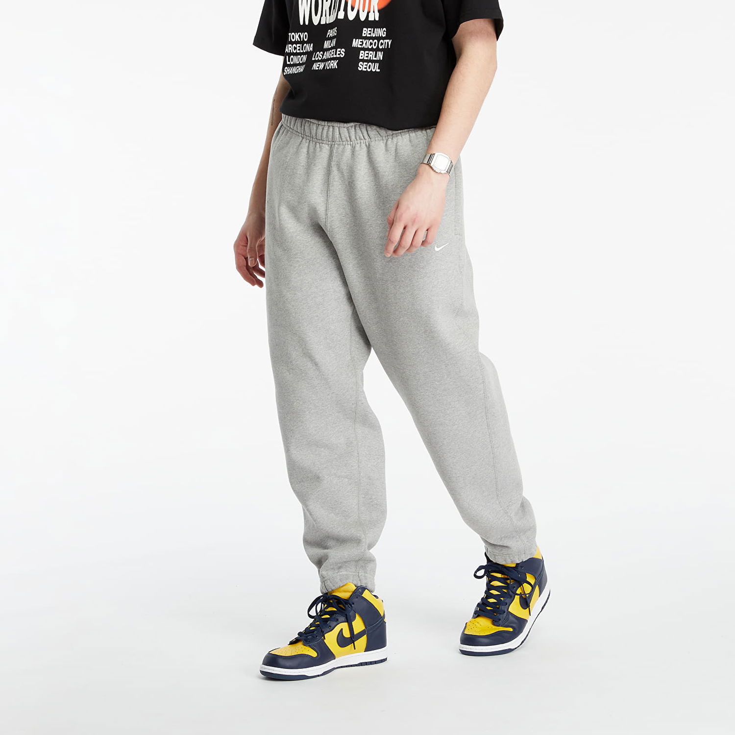 Tepláky Nike Fleece Pants Šedá | CW5460-063, 0