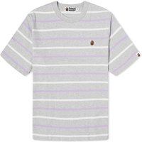 Stripe One Point T-Shirt