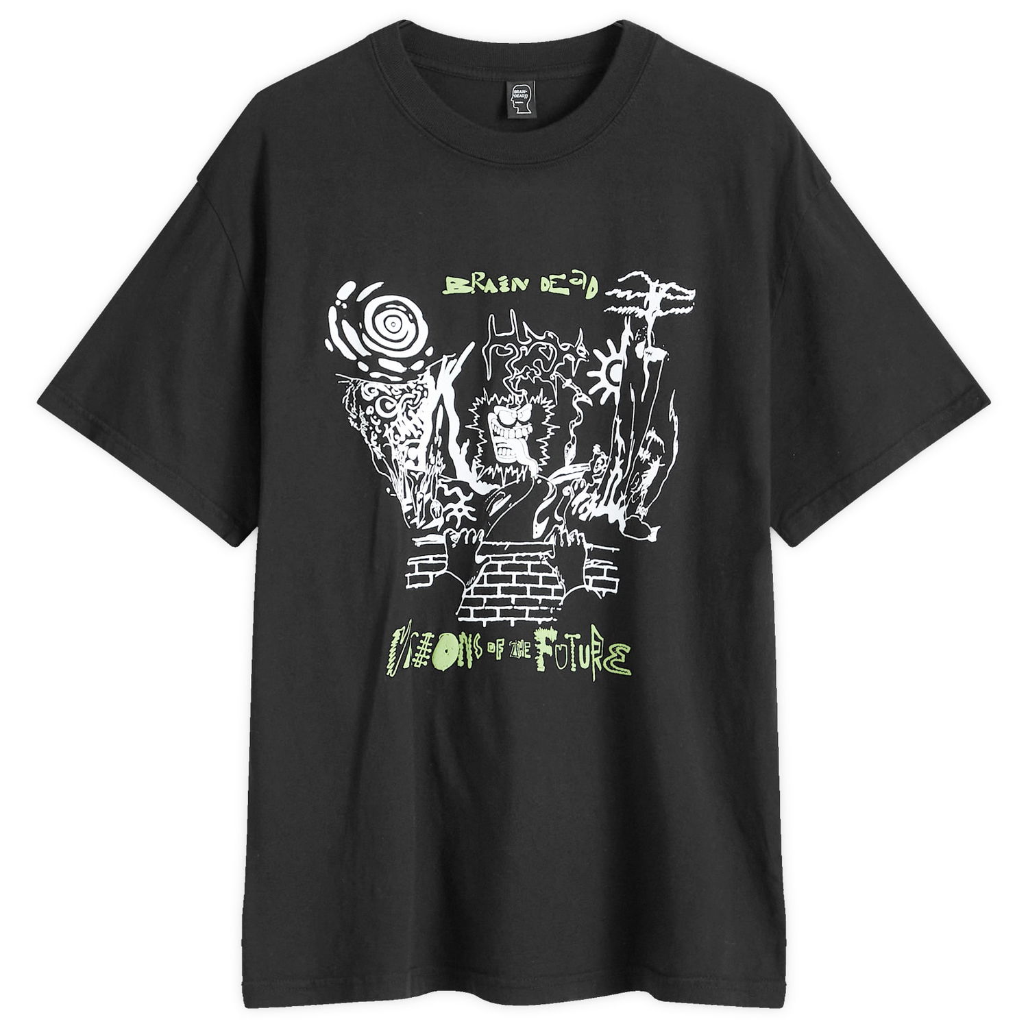 Tričko Brain Dead Visions of the Future T-Shirt Čierna | F24T00004081-BLK, 0