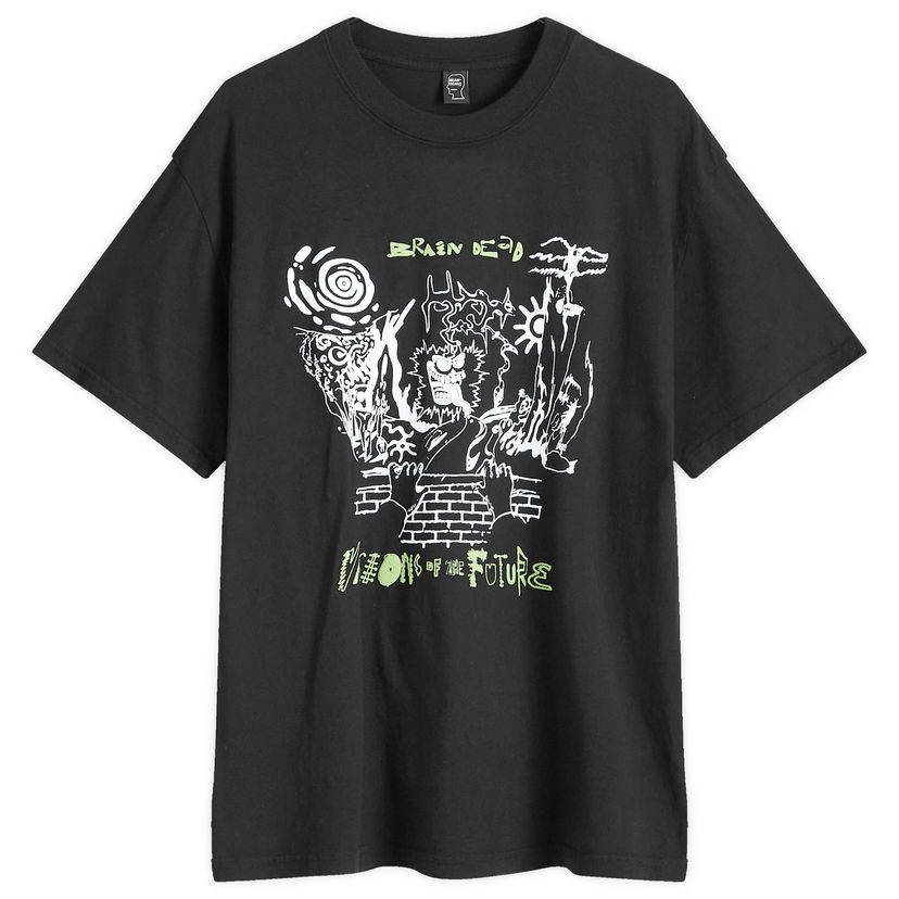 Tričko Brain Dead Visions of the Future T-Shirt Čierna | F24T00004081-BLK