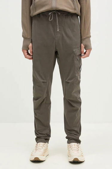 Cargo nohavice C.P. Company Stretch Sateen Ergonomic Lens Cargo Pants Zelené | 17CMPA180A005529G, 0