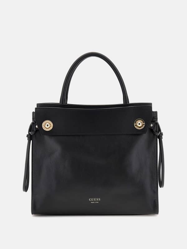 Kabelka GUESS Leather Handbag Čierna | HWBIAAL5117, 0
