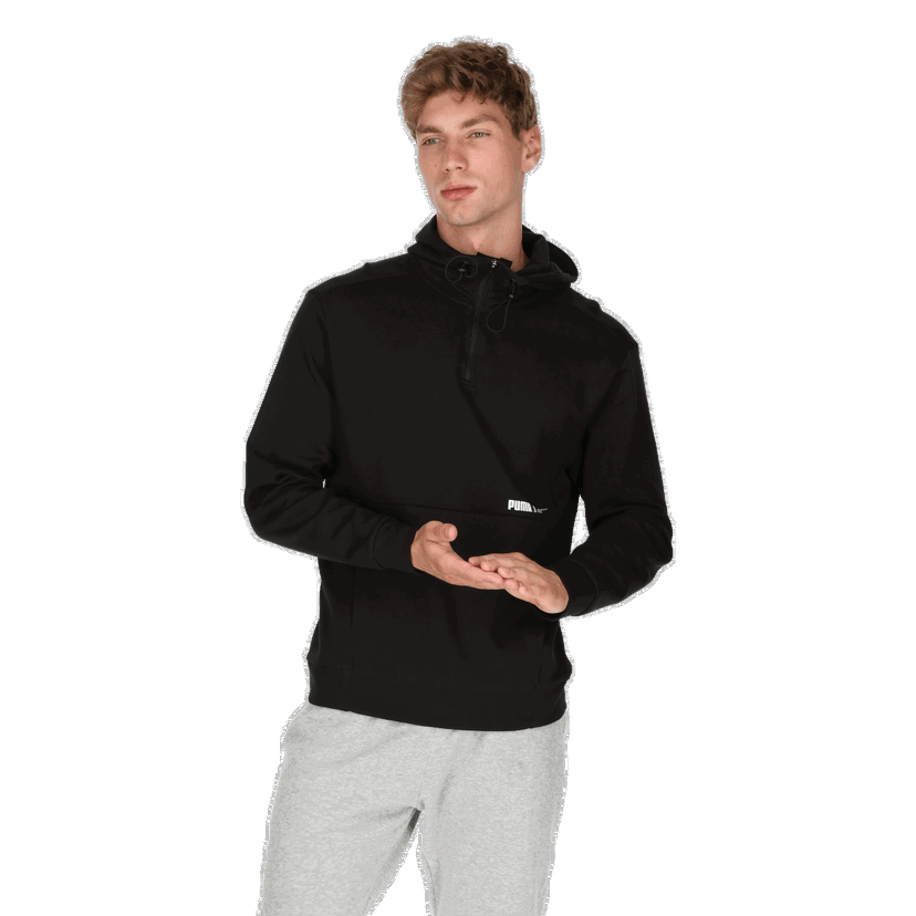 Mikina Puma Rad Cal Half Zip Hoodie Čierna | 589389-01