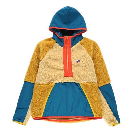 Mikina Nike Sportswear Colorblock Fleece Hoodie Rôznofarebný | BV3766-723, 0