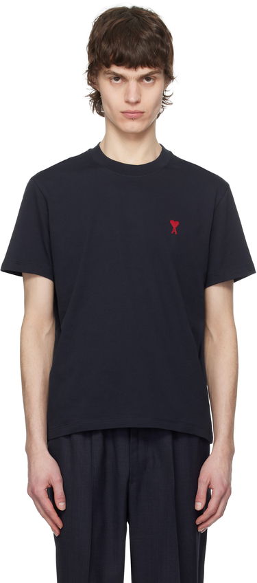 Tričko AMI AMI Paris Ami de Coeur Cotton T-Shirt Navy | BFUTS035.724, 0