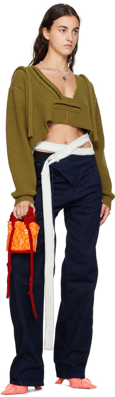 Džínsy Ottolinger Ottolinger Triple Wrap Denim Pants Modrá | 1700212, 3
