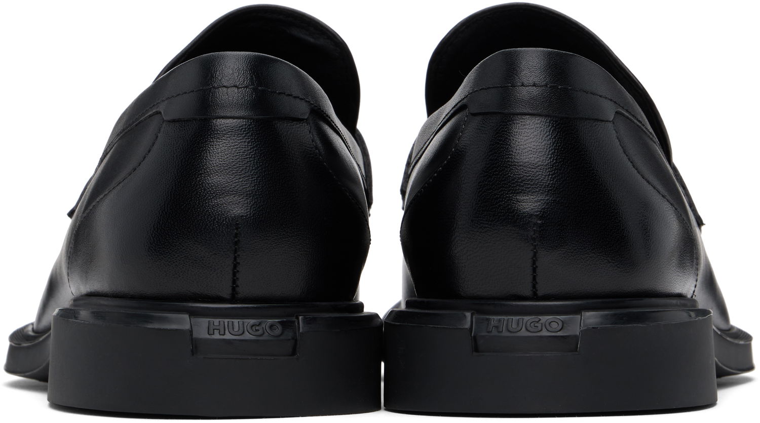 Oblečenie BOSS Hugo Leather Loafers Čierna | 50536178, 1