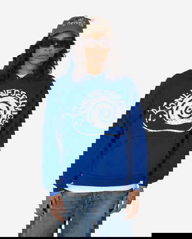 Mikina Online Ceramics Snail Logo Hoodie Blue Modrá | SNAILHOODIE BLUE, 0