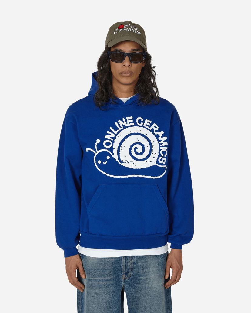 Mikina Online Ceramics Snail Logo Hoodie Blue Modrá | SNAILHOODIE BLUE