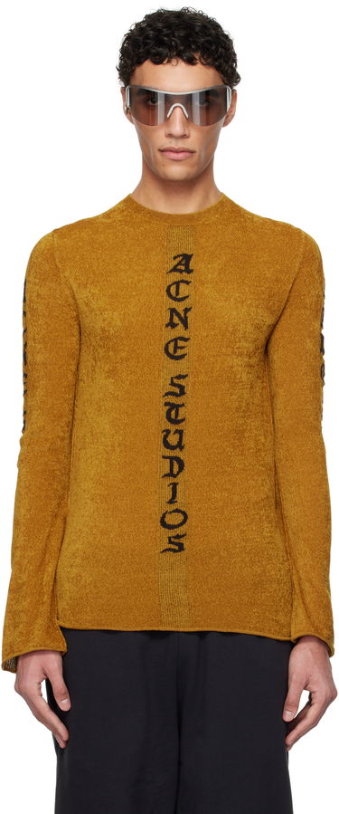 Sveter Acne Studios Acne Studios Velour Sweater Hnedá | B60355-, 0