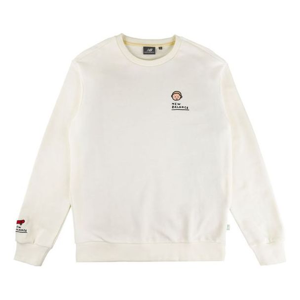 Mikina New Balance Zero Per Zero Graphic Pullover Biela | NCA47111-IV