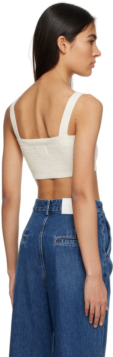 Tielko Loulou de Saison Loulou de Saison Senna Tank Top Biela | SENNA, 2