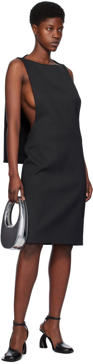 Šaty Coperni Coperni Cape Minidress Čierna | COPR94111, 3