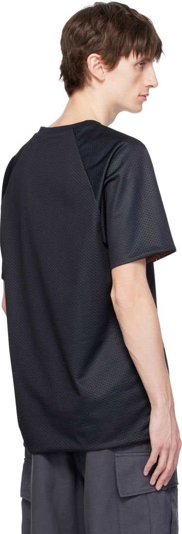 Tričko Palmes Palmes Mesh Double Reversible T-Shirt Čierna | P10-0043-660, 2
