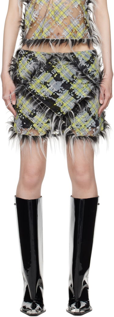 Sukňa Diesel Faux Fur Trimmed Miniskirt Rôznofarebný | A16509 0CLBX, 0