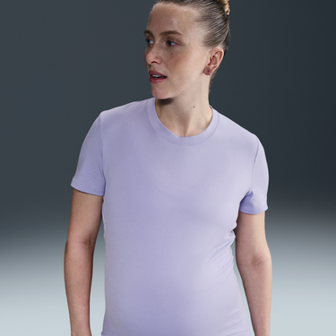 Šaty Nike Dri-FIT One Maternity Slim Short Sleeve T-Shirt Fialová | FN5001-533, 4