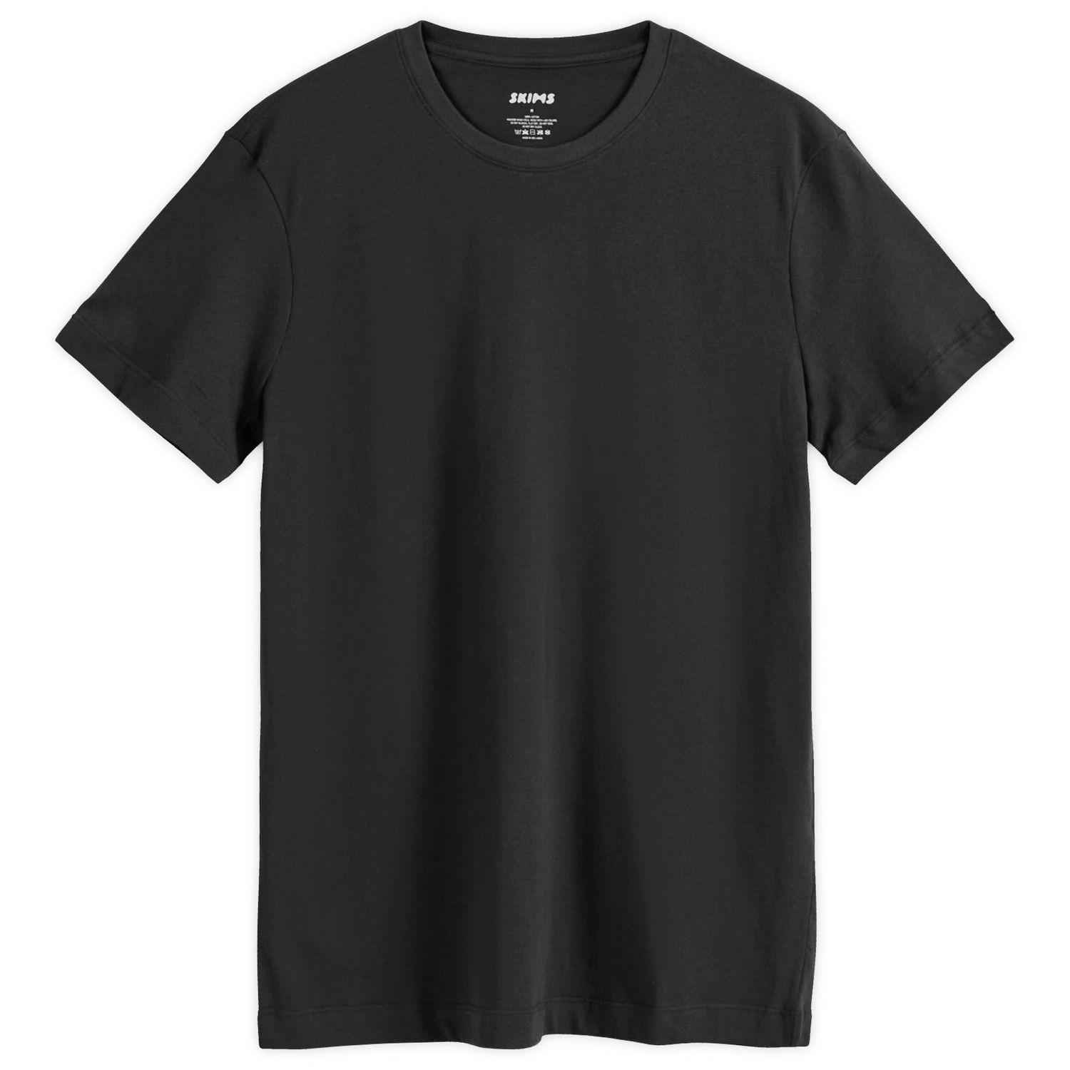 Tričko SKIMS Classic Cotton T-Shirt Čierna | TP-TSH-5701M-ON, 1