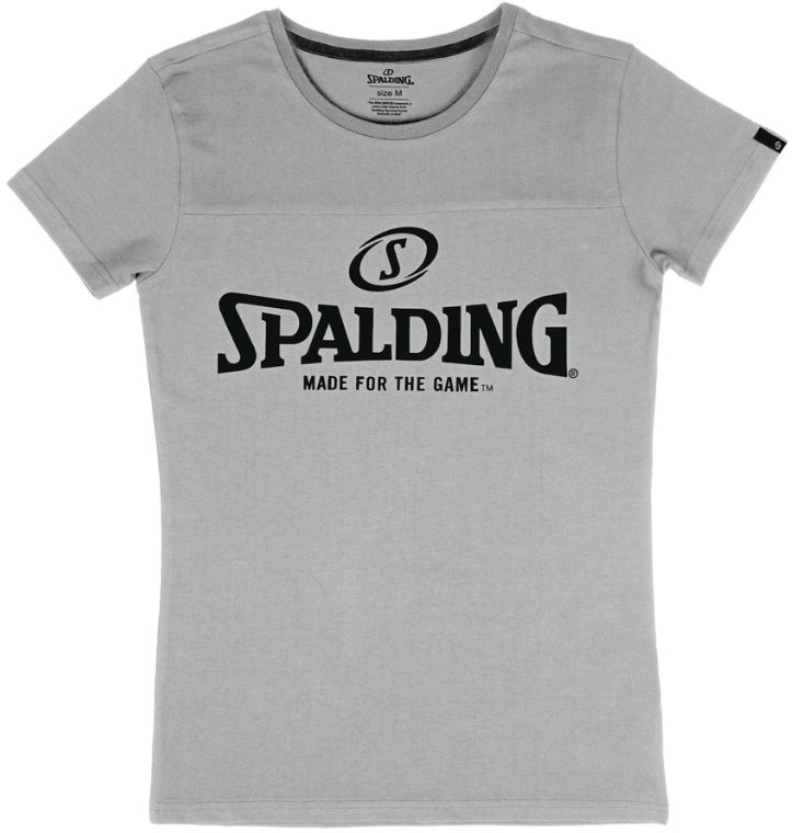 Tričko Spalding Spalding Essential Logo T-Shirt Šedá | 40221627-greymelange