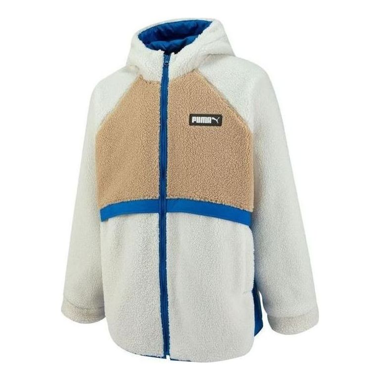 Bunda Puma Art Of Sherpa Zip Jacket Biela | 539715-65