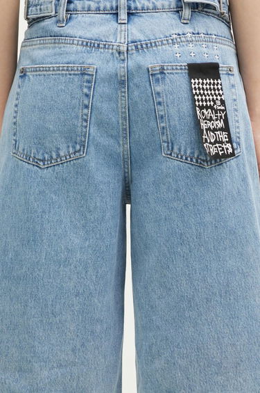 Šortky Ksubi KSUBI Low Rider High Waist Long Denim Shorts Modrá | WPS24WA012, 4