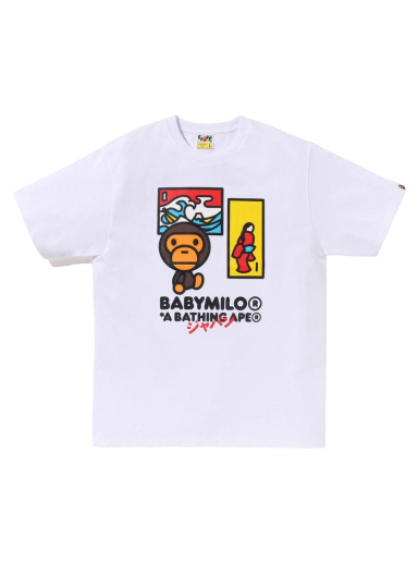 Tričko BAPE Japan Art Baby Milo Tee Biela | 2J22-110-007