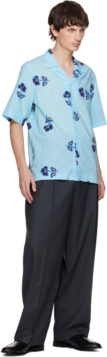 Košeľa Paul Smith Paul Smith 'Tri Flower' Short-Sleeve Shirt Modrá | M1R-905U-T02752-40, 3
