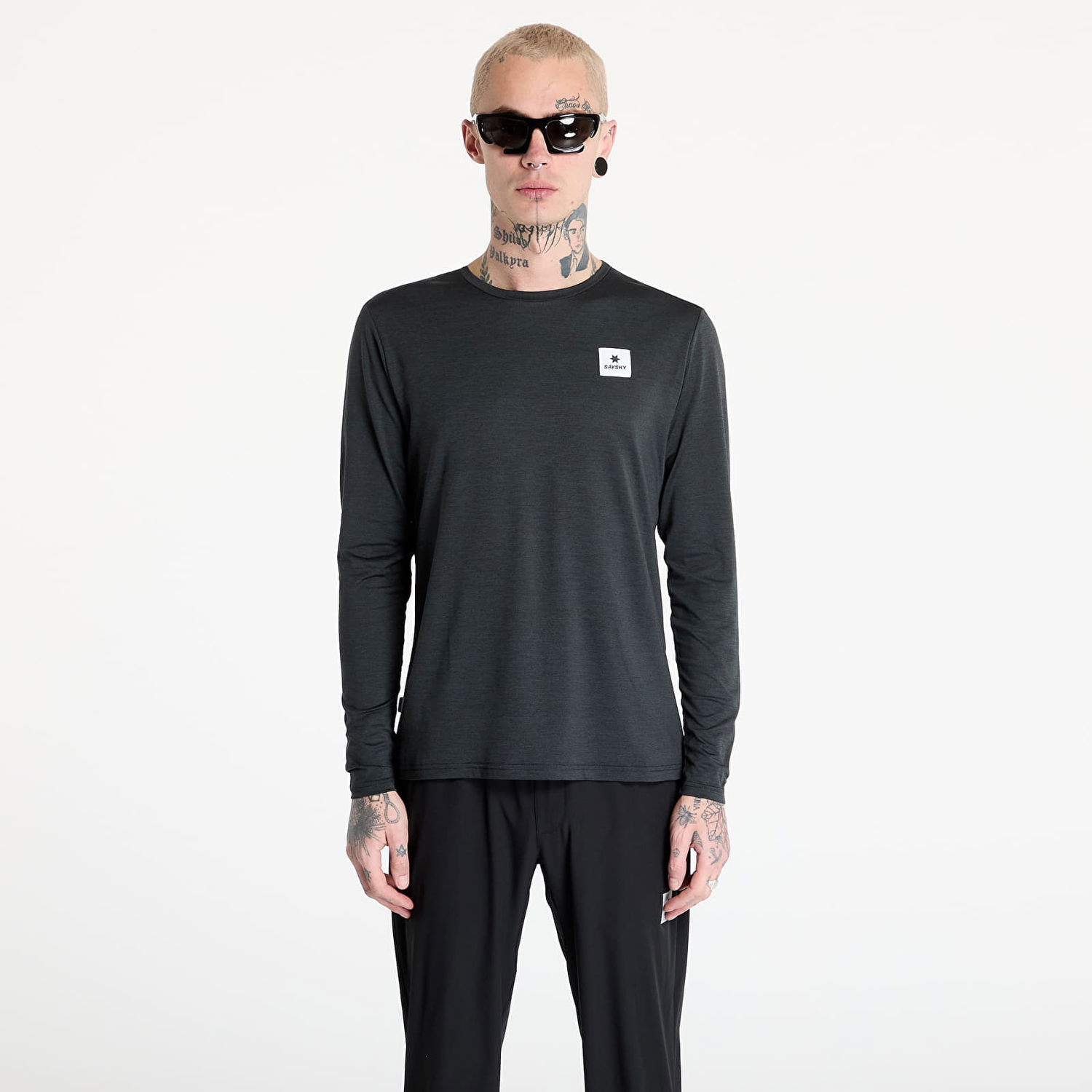 Tričko Saysky SAYSKY Clean Pace Long Sleeve T-Shirt Čierna | XMRLS20C9001, 0