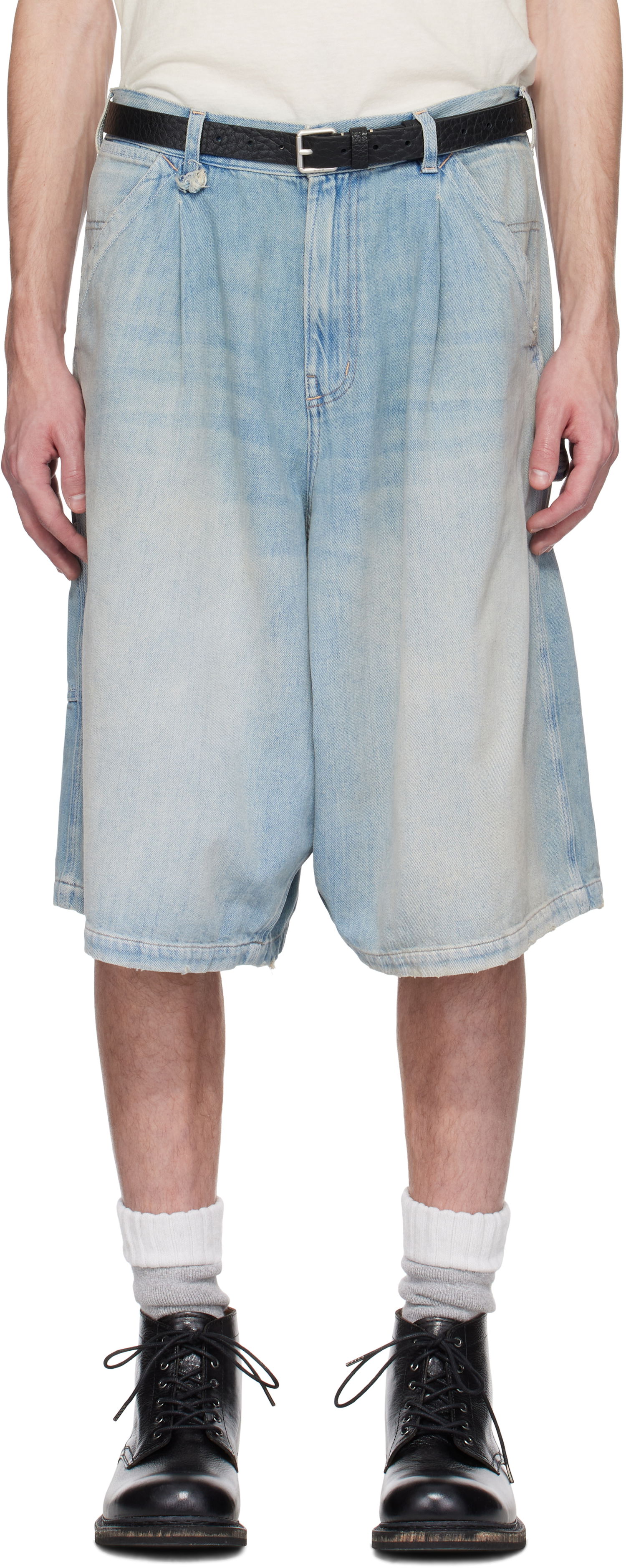 Šortky R13 R13 Jesse Carpenter Denim Shorts Modrá | R13MD153-D045A, 0