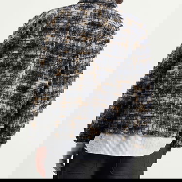 Bunda Universal Works Patch Check Fleece Rams Jacket Navy | P33091-NVY, 3