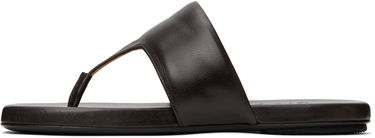 Doplnky Marsèll Marsèll Spanciata Leather Thong Sandals Hnedá | MW7986 P017, 2