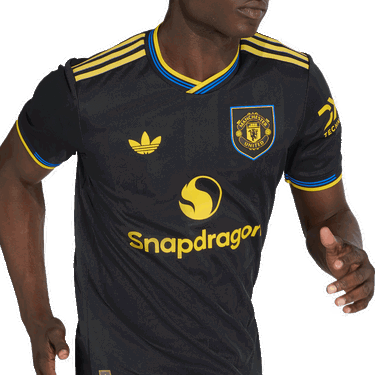 Dres adidas Originals Manchester United Authentic 3rd Jersey 2025/26 Čierna | ji7419, 3